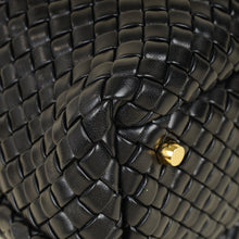 Bottega Veneta Black Padded Intrecciato Bauletto Bag