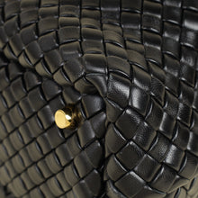 Bottega Veneta Black Padded Intrecciato Bauletto Bag