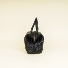 Bottega Veneta Black Padded Intrecciato Bauletto Bag
