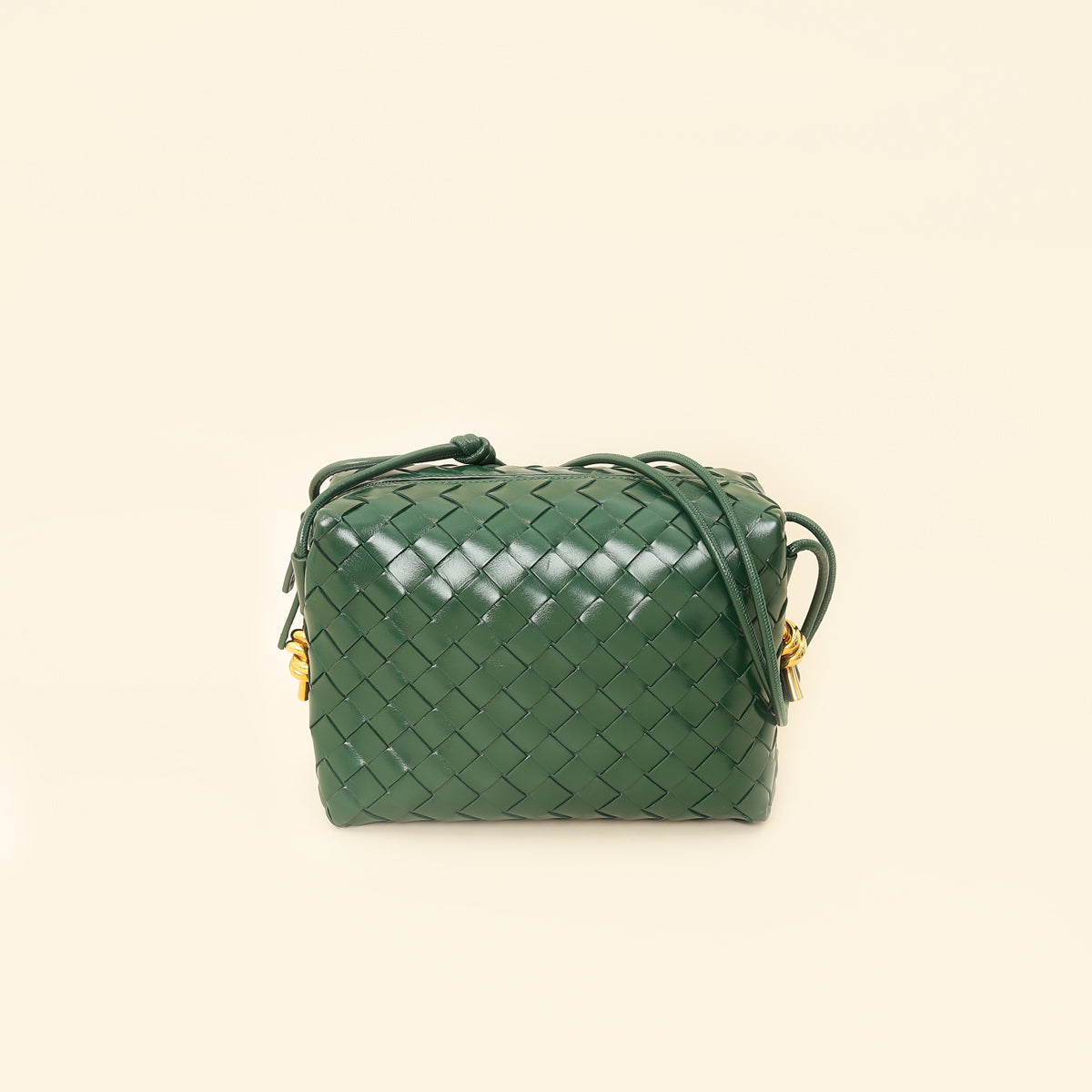 Bottega Veneta Shiny Raintree Loop Metal Knots Small Bag