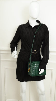 Bottega Veneta Shiny Raintree Loop Metal Knots Small Bag