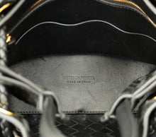 Bottega Veneta Black Intrecciato Andiamo Small Tote Bag