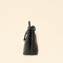 Bottega Veneta Black Intrecciato Andiamo Small Tote Bag