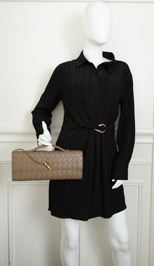 Bottega Veneta Pinecone Intrecciato Andiamo Clutch