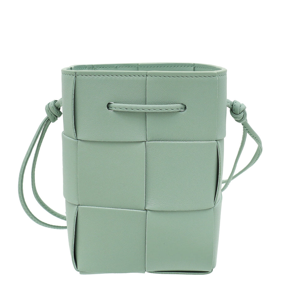 Bottega Veneta New Sauge Mini Cassette Bucket Bag
