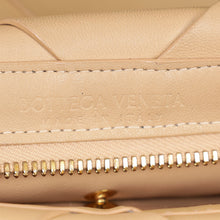 Bottega Veneta Nude Intrecciato Nappa Zip Pouch