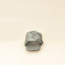 Bottega Veneta Metallic Grey Intrecciato Lido Flat Sandals 36.5