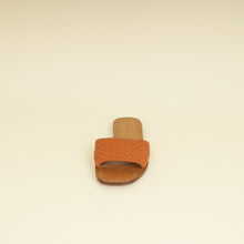 Bottega Veneta Camel Intrecciato Flat Slide Sandal 36