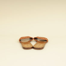 Bottega Veneta Camel Intrecciato Flat Slide Sandal 36