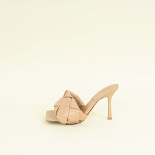 Bottega Veneta Beige Intrecciato Nappa Lido Mule 38