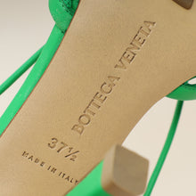 Bottega Veneta Green Stretch Lace Up Sandal 37.5