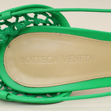Bottega Veneta Green Stretch Lace Up Sandal 37.5