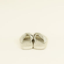 Bottega Veneta Neutral Intreccio Plat Mule 38