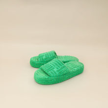 Bottega Veneta Grass Resort Sponge Slides 38