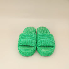 Bottega Veneta Grass Resort Sponge Slides 38