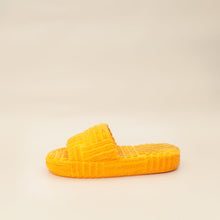 Bottega Veneta Orange Resort Sponge Slides 37