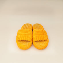 Bottega Veneta Orange Resort Sponge Slides 37