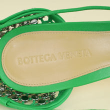 Bottega Veneta Parakeet Sparkle Stretch Lace-Up Sandal 38