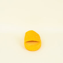 Bottega Veneta Yellow Orange Sponge Slide Sandals 41