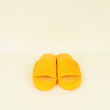 Bottega Veneta Yellow Orange Sponge Slide Sandals 41