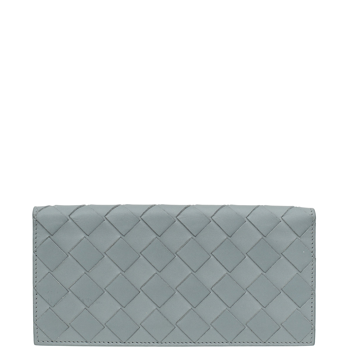 Bottega Veneta Grey Intrecciato Long Wallet