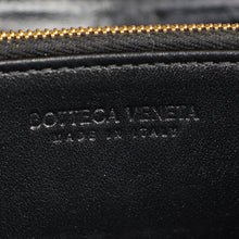 Bottega Veneta Black Cassette Zip Around Wallet