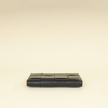 Bottega Veneta Black Cassette Zip Around Wallet