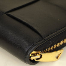 Bottega Veneta Black Cassette Zip Around Wallet