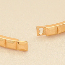 Boucheron 18K Rose Gold Quatre Clou de Paris Bangle