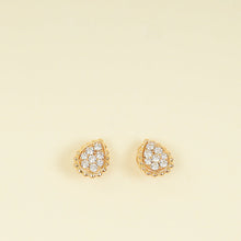 Boucheron 18K Rose Gold Diamond Serpent Bohème XS Motif Stud Earrings