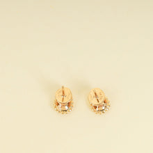 Boucheron 18K Rose Gold Diamond Serpent Bohème XS Motif Stud Earrings
