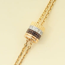 Boucheron 18K Tricolor Gold Quatre Classique Tie Necklace - Large Model