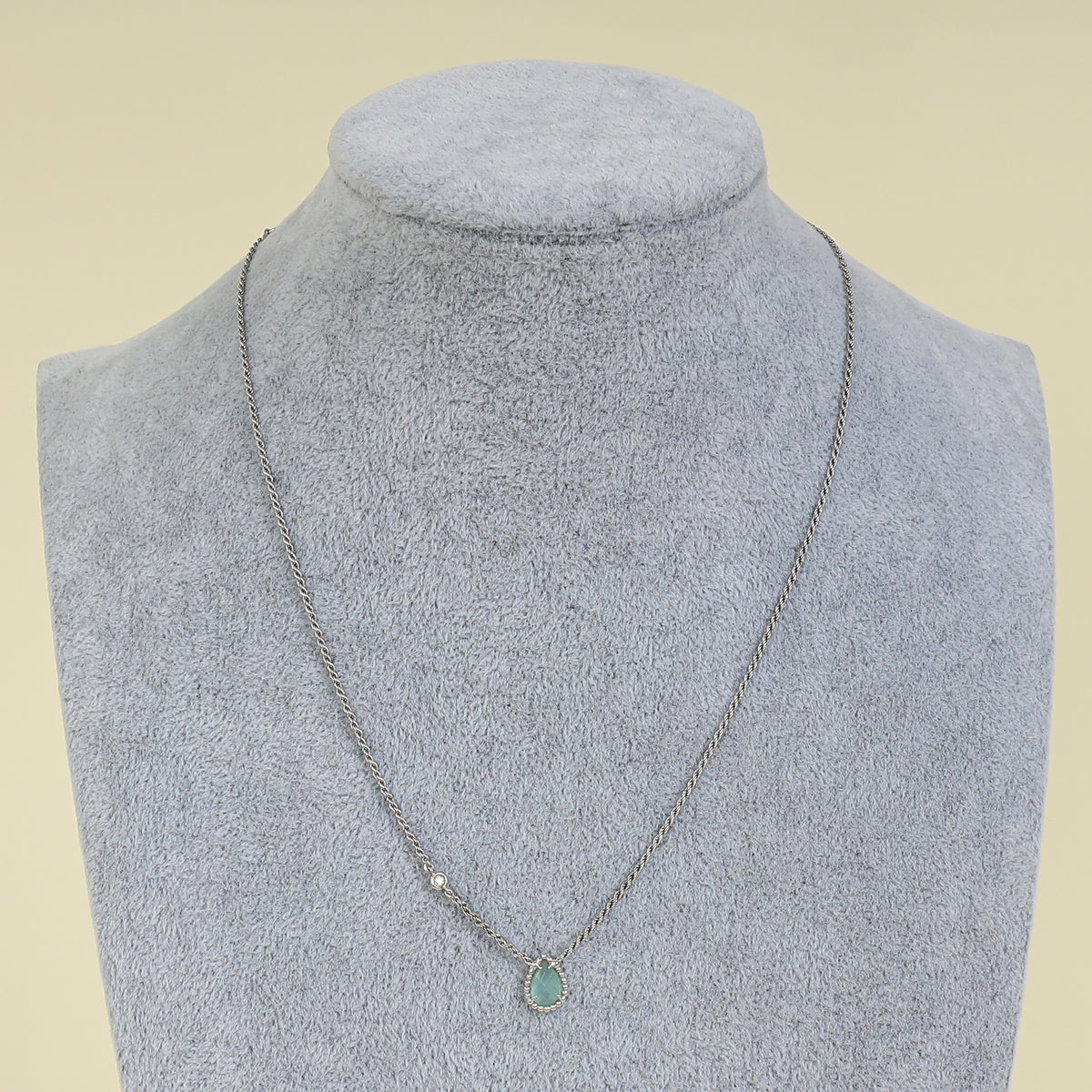 Boucheron 18K White Gold Diamond Serpent Bohème XS Motif Pendant Necklace