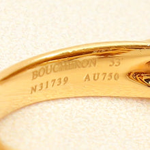 Boucheron 18K Yellow Gold Diamond Serpenti Bohème Toi et Moi Ring S Motif 53