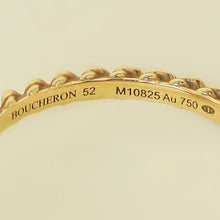 Boucheron 18K Yellow Gold Serpent Boheme MOP Small Model Ring 52