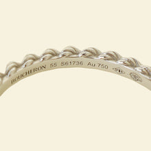 Boucheron 18K White Gold Serpent Boheme Diamond Ring 55