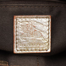 Burberry Bicolor Haymarket Hobo Bag