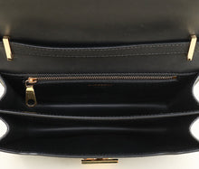 Burberry Black TB Logo Flap Small Bag