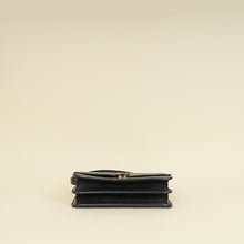 Burberry Black TB Logo Flap Small Bag