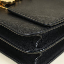 Burberry Black TB Logo Flap Small Bag