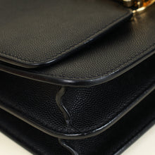 Burberry Black TB Logo Flap Small Bag