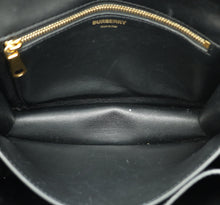 Burberry Black TB Logo Small Flap Bag