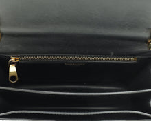 Burberry Black TB Logo Small Flap Bag