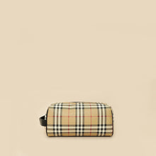 Burberry Beige Vintage Check Travel Pouch