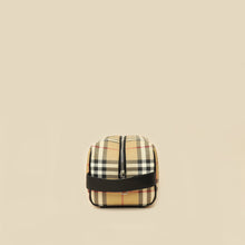 Burberry Beige Vintage Check Travel Pouch