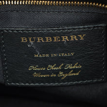 Burberry Bicolor House Check Small Convertible Alchester Bag