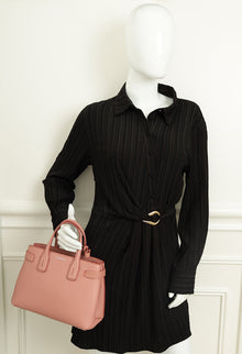 Burberry Dusty Rose Banner Small Tote Bag