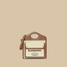 Burberry Bicolor Mini Pocket Bag