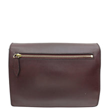 Burberry Burgundy House Check Macken Crossbody Bag