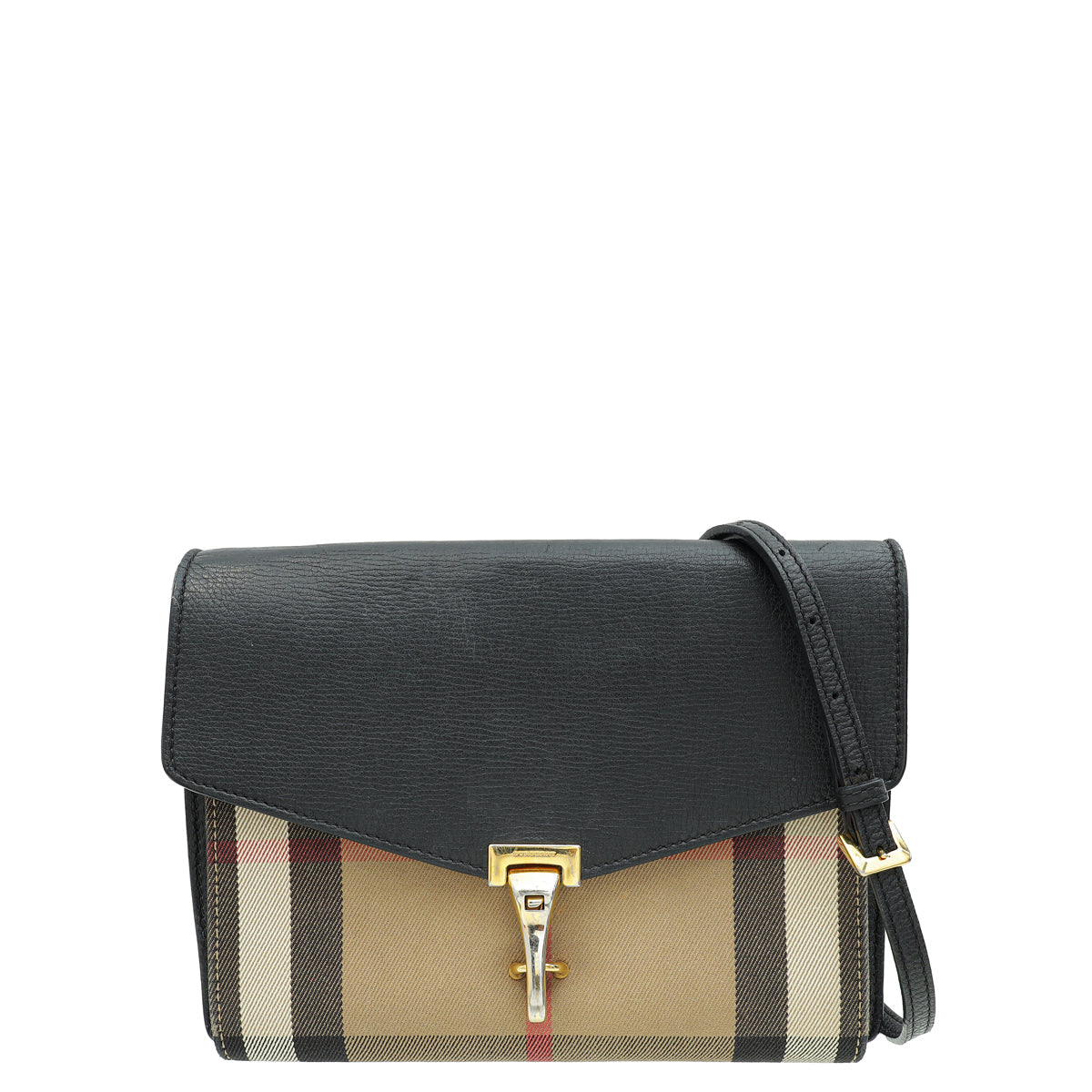 Burberry Tricolor House Check Small Macken Crossbody Bag